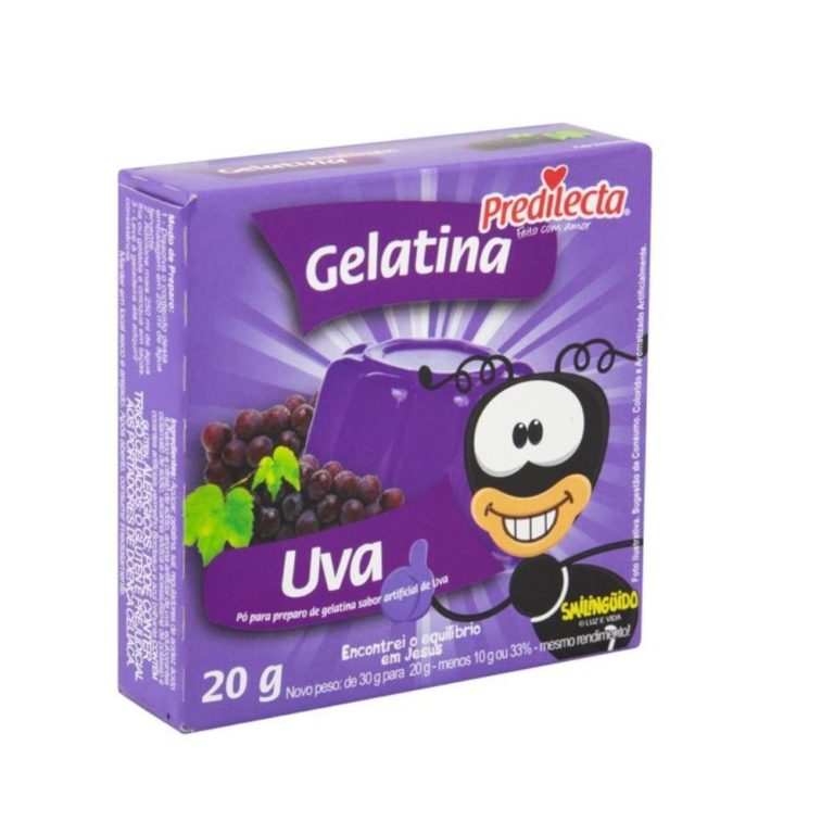 Gelatina Em Po Sabor Uva G Predilecta Bras O Embalagens