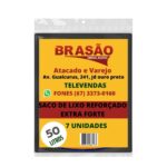 SACO PARA LIXO 50 LITROS COM 7 UNIDADES - BRASÃO