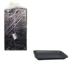 BANDEJA ISOPOR CF-002  PRETA 21X14X28M COM 200 UNIDADES - COPOBRAS