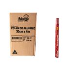 ROLO DE ALUMINIO 30X4M CX COM 25 UNIDADES - VABENE