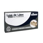 LUVA LATEX G COM PÓ CX COM 100 UNIDADES - NOBRE