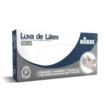 LUVA LATEX P COM PÓ CX COM 100 UNIDADES  - NOBRE