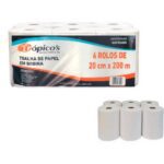 PAPEL TOALHA TROPICOS EM BOBINA 6X200