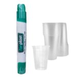 COPO 180 ML TRANSPARENTE COM 100 UNIDADES - FONPLAST