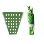 SACO PP MICRO PERFURADO LISO CHEIRO VERDE BOCA 40 CM - VERDE