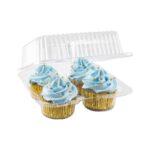 EMBALAGEM PARA 4 DOCE CUPCAKE S15 UNIDADE - SANPACK
