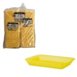 BANDEJA AMARELA CRL-002  LEVE 210X140X18MM FARDO COM 400 UND - COPOBRAS