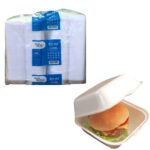 HAMBURGUEIRA ISOPOR 17X17 COM 400 UNIDADES - BOM APETITE BH03