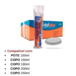 TAMPA DESCARTAVEL DE 100 ML COM 2.000 UND - TOTALPLAST