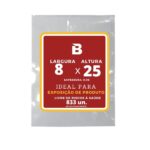 SACO PLASTICO PP 8X25 - COM 1KG - EMAR