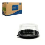 FORMA PARA BOLO BASE PRETA 8CM DC56 COM 50 UNIDADES - DARNEL