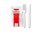 KIT GARFO E FACA MASTER COM 25 BCO - PRAFESTA