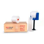 BOBINA PICOTADA LISA FUNDO ESTRELA 30X40 P - MAXSOUD