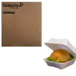 HAMBURGUEIRA ISOPOR 14X14 COM 100 UNIDADES - CRYOVAC BHCRY2