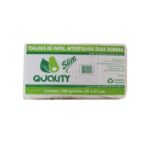 PAPEL TOALHA BRANCO INTERFOLHADO - QUALITY SLIM