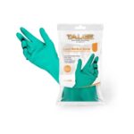 LUVA MULTIUSO LIMPEZA NITRILICA VERDE M PAR TALGE