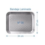 BANDEJA LAMINADA N° 04 COM 10 UNIDADES - PITPRATO
