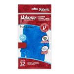 LUVA NITRILICA M AZUL PCT COM 12 UNIDADES - VABENE