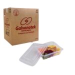 POTE 500ML RETANGANGULAR G306 FRIO/QUENTE COM 100 UNIDADES - GALVANOTEK