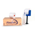 BOBINA PICOTADA LISA FUNDO ESTRELA 35X55 M - PLASROLL