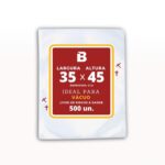 SACO A VACUO 35X45 COM 500 UNIDADES - PLUSVAC