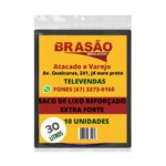 SACO PARA LIXO 30 LITROS PCT COM 10 UNIDADES - BRASÃO