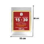 SACO PLASTICO 15X30X0,06  1KG - UNIOPACK