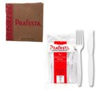 KIT GARFO E FACA MASTER BCO CX COM  10X25  PRAFESTA