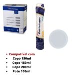 TAMPA DE 100ML SEM FURO COM 2000 UNIDADES - CRISTALCOPO