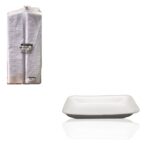 BANDEJA ISOPOR CFC 002 ESPECIAL BRANCA 21X14X1,8 C/ 400 UND - COPOBRAS