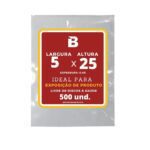 SACO PLASTICO PP 5X25 COM 500 UNIDADES - PLASNEBO