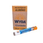 ROLO DE ALUMINIO 30CMX4M CX COM 12 UND -  WIDA