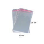 SACO PLASTICO PP 12X15 COM AUTOADESIVO