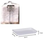 BANDEJA ISOPOR BRANCA "PREMIUM" CR-008 380X200X30MM FRD COM 100 UND - COPOBRAS