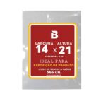 SACOS PLASTICOS PP TRANSPARENTE 14X21X0,06 COM 1KG - ZPP