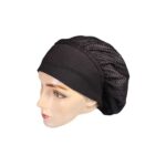 TOUCA TECIDO TELA PRETA COM ELASTICO - UNID