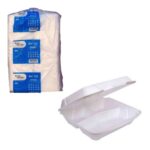 LANCHEIRA ISOPOR 25,5X23,5X9 CM COM 100 UND - BOM APETITE - BH132