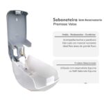 SABONETEIRA VELOX  BRANCA SEM RESERVATORIO - PREMISSE