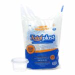 POTE PP DESCARTÁVEL REDONDO 1000ML COM 24 UND - TOTALPLAST