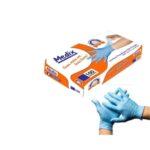 LUVA NITRILICA G AZUL S/ PO CX COM 100 UNIDADES MEDIX