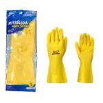 LUVA LIMPEZA NITRILICA AMARELA TAM M VOLK