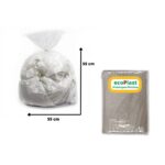 SACO DE LIXO 50 LTS CANELA 55X55X0,5 COM 100 UNIDADES - ECOPLAST