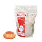 FORMA PUDIM SOBREMESA COM TAMPA 120 ML COM 12 UND - PRAFESTA