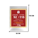 SACO PLASTICO 52X105X0,10 PACOTE COM 5KG - ECOPLAST