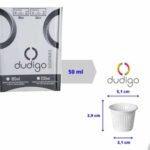 COPO DESCARTAVEL 50ML CX COM 5.000 UND - DUDIGO