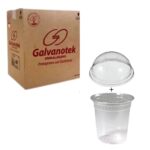 COPO E TAMPA BOLHA G 840 S/FURO CX C/200 CONJ. 400ML GALVANOTEK