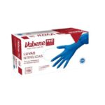 LUVA NITRILICA AZUL TAM G CX COM 100 UNIDADES - VABENE