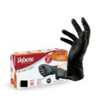 LUVA NITRILICA PRETA TAM M CX COM 100 UNIDADES - VABENE